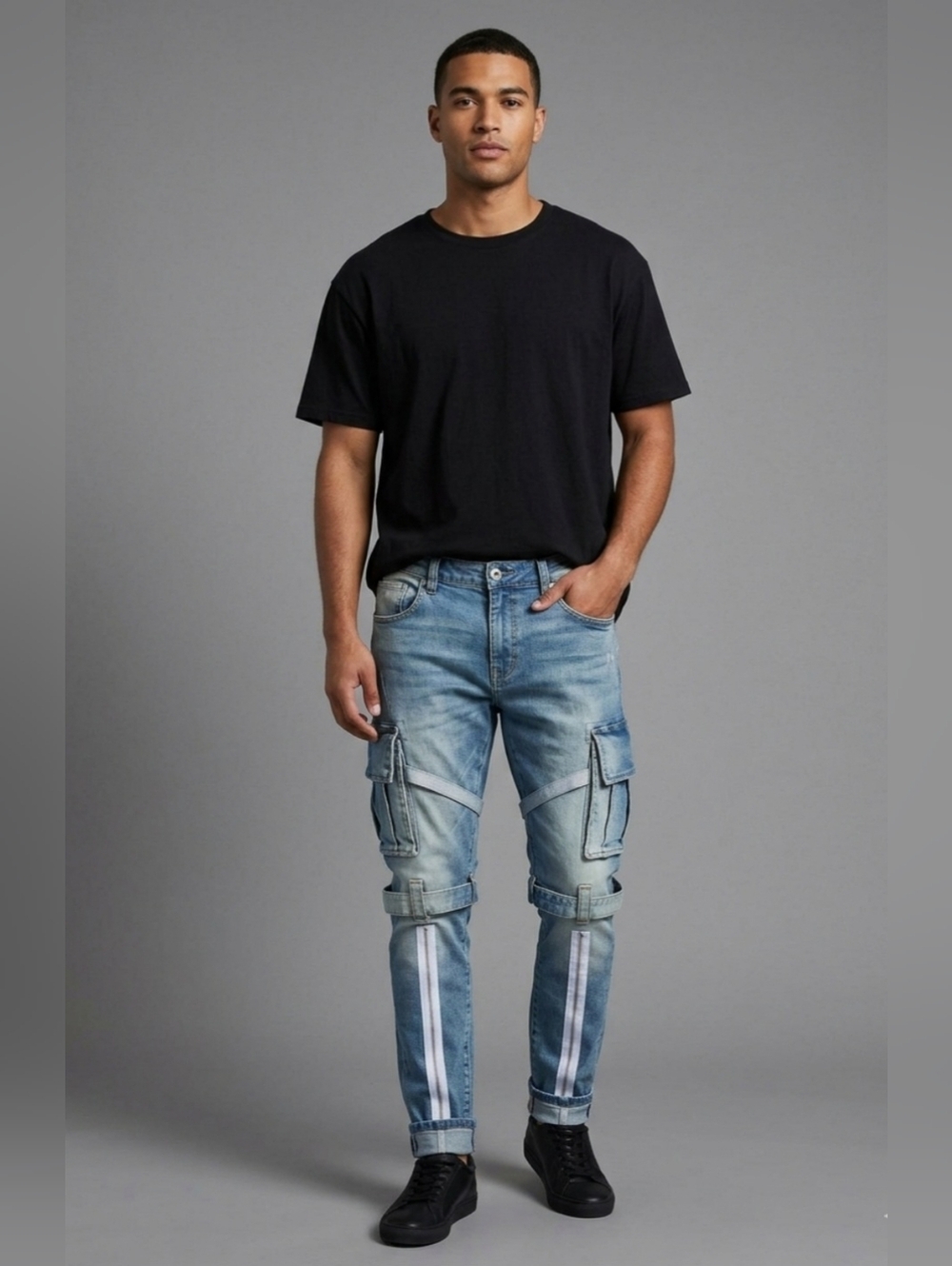 Cult of Individuality Rocker Cargo Men's Jeans Size 36 x 33